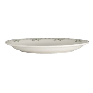 706-HL2619885 13 3/4" x 11 1/4" Oval American Rose Platter - China, Moss