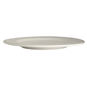 706-HL2081743 11 1/8" Round Black Line Plate - China, White