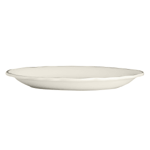 706-HL527847 12 5/8" x 9 3/4" Oval Styleline Platter - China, Black