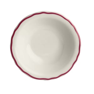 706-HL5290866 3 3/4 oz Round Styleline Fruit Bowl - China, Maroon