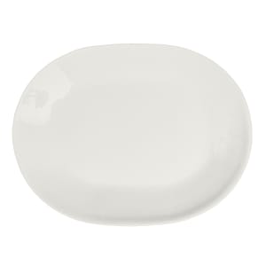 706-HL20346800 10 1/8" x 7 3/4" Oval Alexa Platter - China, White