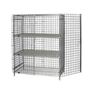688-214863SEC2 48" Stationary Security Cage, 21"D