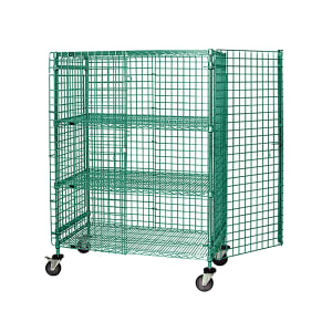 688-M183669SECP2 36" Mobile Security Cage, 18"D
