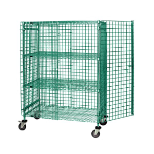 688-M184869SECP2 48" Mobile Security Cage, 18"D