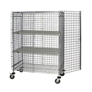 688-M186069SEC2 60" Mobile Security Cage, 18"D