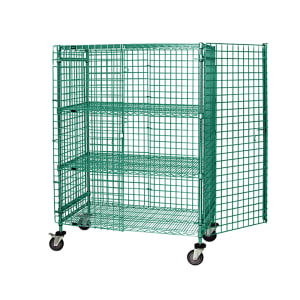 688-M186069SECP2 60" Mobile Security Cage, 18"D