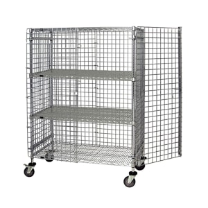 688-M213669SEC2 36" Mobile Security Cage, 21"D