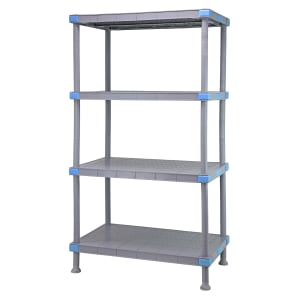 688-QP184862SS4 Millenia™ Solid Shelving Unit - 4 Shelves, 48"L x 18"W x 62"H