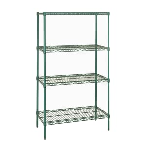 688-WR741872P Epoxy Coated Wire Shelf Kit - 72"L x 18"W x 74"H