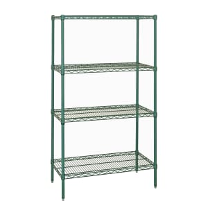 688-WR742136P Epoxy Coated Wire Shelf Kit - 36"L x 21"W x 74"H