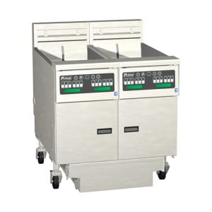 169-SE14X2FD Electric Fryer - (2) 50 lb Vats, Floor Model, 208v/3ph