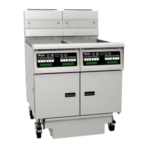 169-SG14RS2FD Gas Fryer - (2) 50 lb Vats, Floor Model, NG