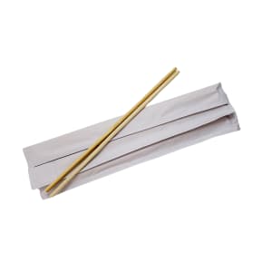 285-CSB9W 9" Bamboo Chopsticks, White Wrapper