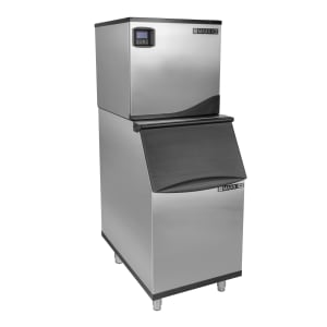 678-MIM360NHB310 361 lb Intelligent Half Cube Ice Machine w/ Bin - 310 lb Storage, Air Cooled, 120v