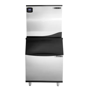 678-MIM500NB580 521 lb Intelligent Full Cube Ice Machine w/ Bin - 580 lb Storage, Air Cooled, 120v