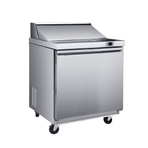 763-MVR29SHC 29" V-Series Sandwich/Salad Prep Table w/ Refrigerated Base, 115v