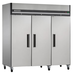 763-MXCF72FDHC 81" X-Series Three Section Reach In Freezer, (3) Solid Doors, 120v
