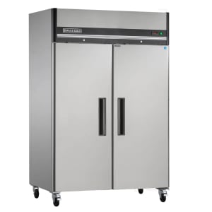 763-MXCR49FDHC 53 9/10" X-Series Two Section Reach In Refrigerator, (2) Left/Right Hinge Solid Doors, 120v