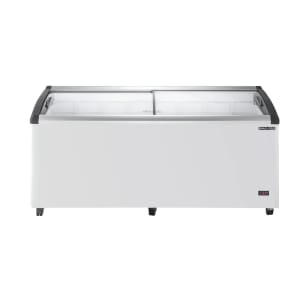 763-MXF72CHC8 71 7/10" X-Series Mobile Ice Cream Freezer w/ 8 Baskets - 120v