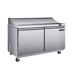 763-MVR48MHC 48 2/5" V-Series Mega Top Sandwich/Salad Prep Table w/ Refrigerated Base, 115v