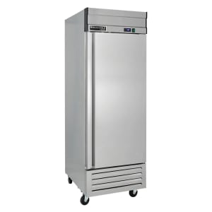 763-MVR23FDHC 27 1/5" V-Series One Section Reach In Refrigerator, (1) Right Hinge Solid Door, 115v