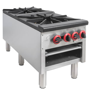 895-SP2NG 2 Burner Stock Pot Range, Convertible