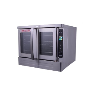 015-DFG200ESBASELP Bakery Depth Single Full Size Liquid Propane Gas Convection Oven - 50,000 BTU