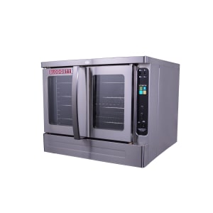 015-DFG200BASELP Bakery Depth Single Full Size Liquid Propane Gas Convection Oven - Base Oven, No Legs, 60,000 BTU