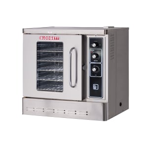 015-DFG50SINGLENG Single Half Size Natural Gas Convection Oven - 27,500 BTU 