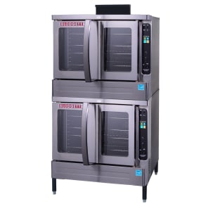 015-MARKVDOUBLE2081 Double Full Size Electric Convection Oven - 11kW, 208v/1ph 