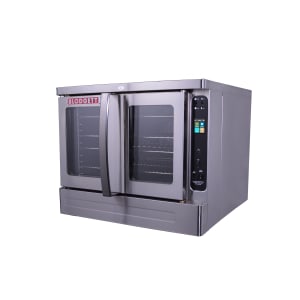 015-DFG100ESBASENG Single Full Size Natural Gas Convection Oven - 45,000 BTU