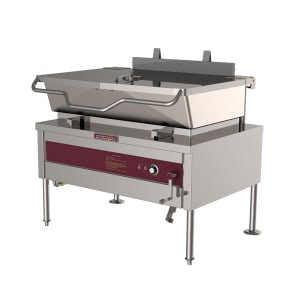 972-GS40LP 40 gal. Tilt Skillet - Open Base, Strainer, Measurement Marks, Liquid Propane 