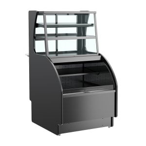 529-C3Z3667BLK 36" Oasis® Vertical Open Air Cooler w/ (5) Levels, 110-120v