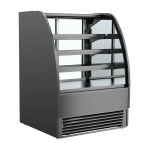 529-HMG6353RBLK 62-5/8" Harmony® Full Service Bakery Case w/ Curved Glass - (4) Levels, 110-120v
