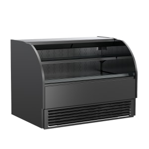 529-HMO7536RBLK 75 1/8" Harmony® Horizontal Open Air Cooler w/ (2) Levels, 208-240v