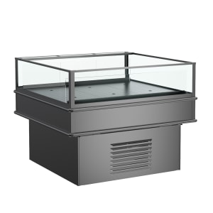 529-MI44RBLK 50 1/8" Oasis® Horizontal Island Open Air Cooler w/ (1) Level, 110-120v