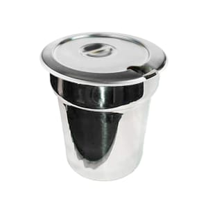 439-20587 7 qt Round Inset w/ Lid, Fits 8 1/2" Opening