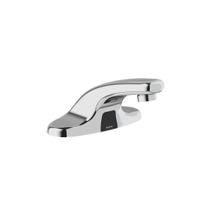 568-3315183BT Optima® Deck Mount Electronic Faucet - 4" Centers, Fixed Spout, Battery Operated, Chrome