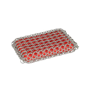 261-ACM10R41 Chainmail Scrubbing Pad, Red
