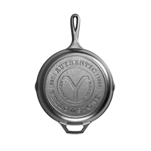 261-L8SKYW 10 11/16" Round Yellowstone Cast Iron Skillet, Authentic Y