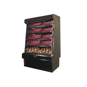 367-SCOM35E4SBLED 51" Vertical Open Air Cooler w/ (4) Levels, 115/208-230v