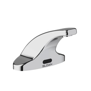 568-3362119 Deck Mount Electronic Faucet - 4" Centerset, Fixed Spout, Battery Operated