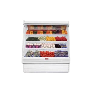 367-SCOP35E6SLED 75" Vertical Produce Open Air Cooler w/ (3) Levels, 115/208-230v