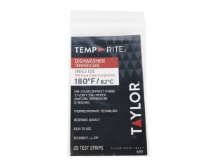 383-8767 Dishwasher Temperature Test Strips, 180 F Degrees