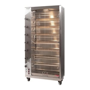 127-MAG408SGASNG MAG S Series Gas 8 Spit Rotisserie w/ 32 Bird Capacity, Natural Gas