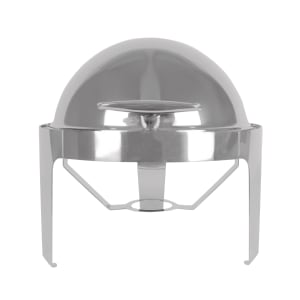 080-602 Round Chafer w/ Roll-Top Lid & Chafing Fuel Heat