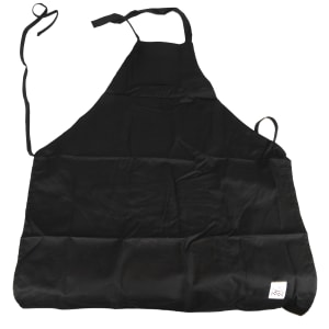 094-601NPBK Twill Bib Apron, 28" x 34", Black