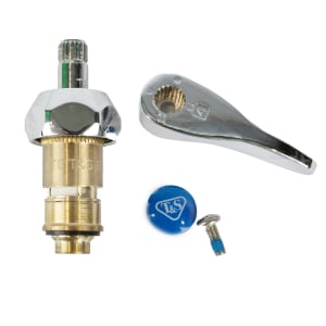 064-00271140NS Eterna Compression Cartridge w/ Spring Check & Cold Left to Close Lever Handle
