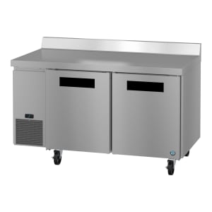 440-WLF60B 60" Steelheart Worktop Freezer w/ (2) Sections & (2) Doors, 115v