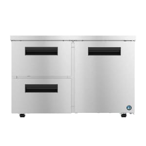 440-UF48BLPD2 48" Steelheart Undercounter Freezer w/ (2) Sections, (1) Door & (2) Drawers, 115v